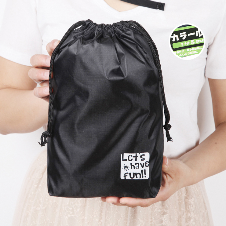 Walking with the light]Export Japan bundle pocket Swimming outdoor travel storage bag Drawstring bag Japanese single bundle pocket