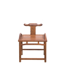 Mahogany furniture Chicken wing wood low head chair Dining chair Surrounding chair Leisure chair Classical solid wood Clubhouse Back chair Top waist chair