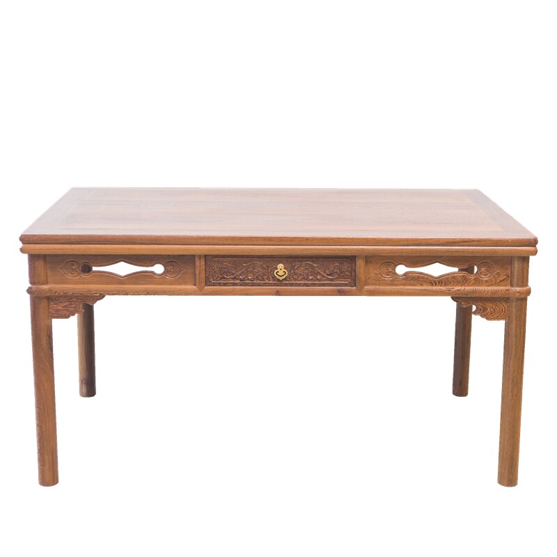 Chicken wing wood furniture mahogany furniture Chinese solid wood classical Ming and Qing mahogany dining table chicken wing wood dining table