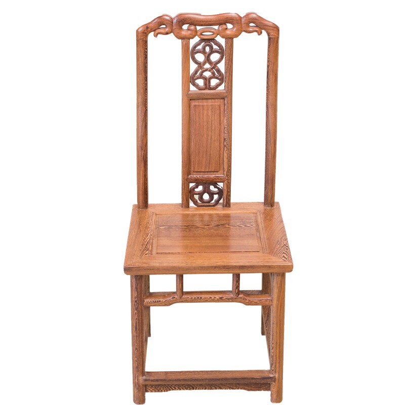 Mahogany furniture chicken wing wood dining chair computer chair tea chair solid wood Chinese Ming and Qing office chair seat back chair