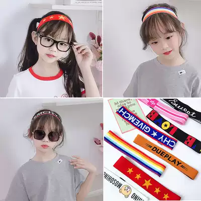 Children's hair band male and female children Street dance jazz dance headband sports hair band fashion trend hair accessories basketball sports accessories