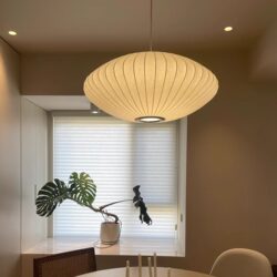 Vintage Japanese-Style Silk Chandelier Designer Lantern for Guesthouse Tea Room Bar Bedroom