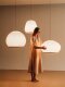 Spanish Vibia Knit Woven Pendant Lamp Designer Wabi-Sabi Mid-Century Style Dining Room Lamp Study Bedroom Fabric Lamp