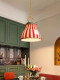 Original American Retro Circus Restaurant Chandelier with Dreamy Colored Glass Lampshade for Dining Table and Bar Counter Decoration Atmosphere Lighting