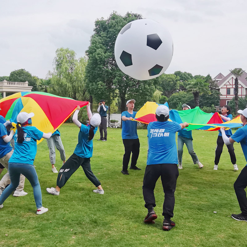 Fun Bouncing Ball Rainbow Umbrella Giant Soccer Volleyball Game Beach Sensory Training Team Building Activity Expansion Props Fun Bouncing Ball Rainbow Umbrella Giant Soccer Volleyball Game Beach Sensory Training Team Building Activity Expansion Props