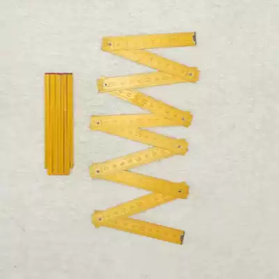 Wooden folding ruler 1 meter 2 meters wooden ruler wooden folding beech wood Lotus Birch woodwork ruler one meter ten fold