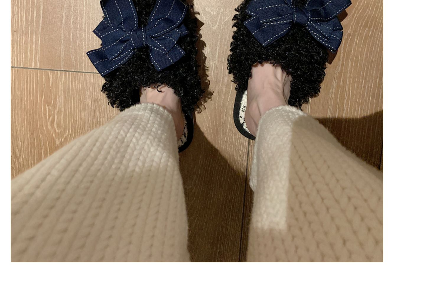 Women's Fashion Butterfly Round Toe Cotton Slippers display picture 27