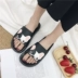 Dép đi trong nhà tắm cho nữ hoạt hình dễ thương giày sandal đế cao Dép