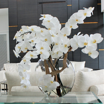 Upscale boilerplate room Sales Room Living Room Xuanguan Fake Decoration Flowers White Emulation Flower Art Butterfly Suit Furnishing