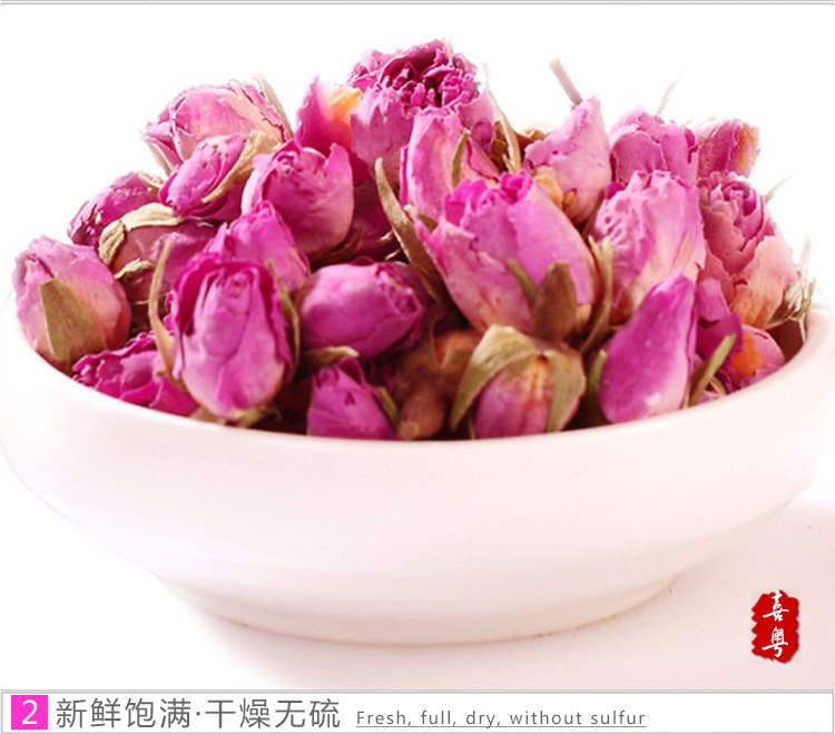 玫瑰花茶100g罐装无硫平阴干玫瑰