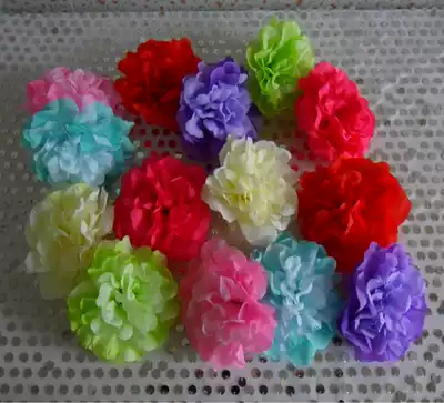 New wedding Dahlia head simulation Dahlia flower road guide flower head Juanhua DIY wedding props