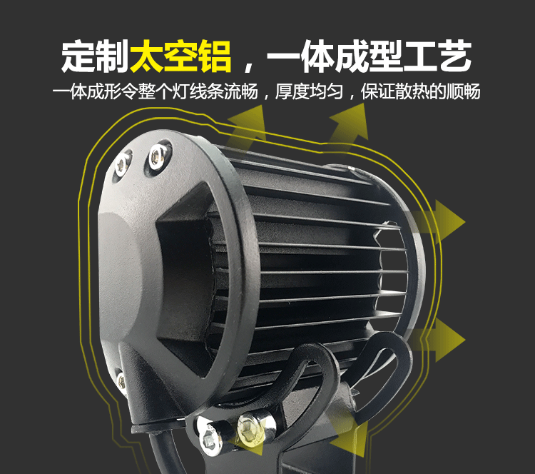 Đèn pha LED xe máy Đèn pha ngoài siêu sáng chói đèn rọi 12V Đèn điện xe máy sửa đổi đèn pha pha đèn xe dream