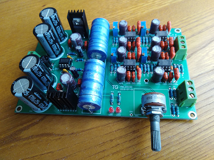 Imitation of Germany MBL6010D front pole line high-fidelity two-channel import S5534 AD797 front pole tone board