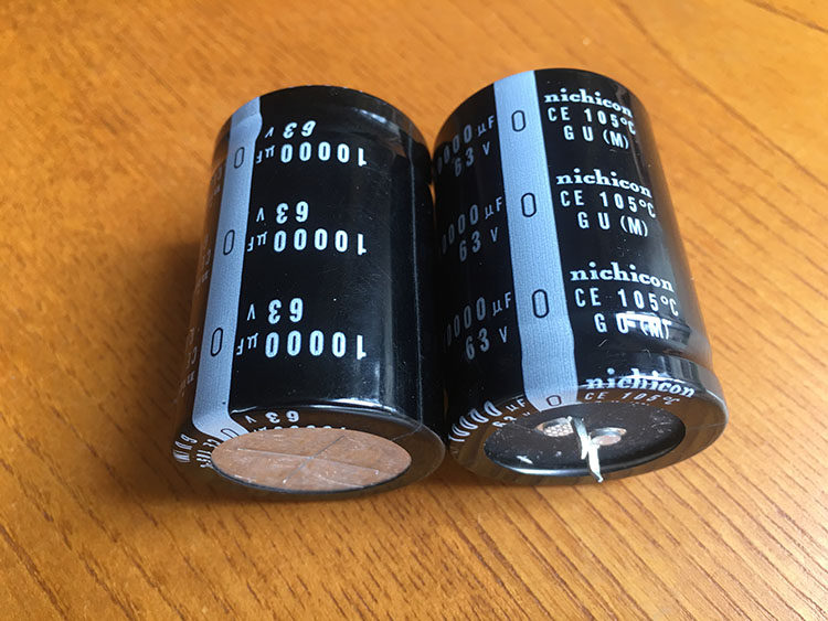 New original imported Nijikon Nichicon63V10000uf35*50mmGU(M) Capacitor Filter Capacitor
