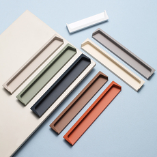 Невидимая рука pet肤感隐形扣手镶嵌橱柜抽屉拉手柜门移门暗装衣柜内嵌入式把手