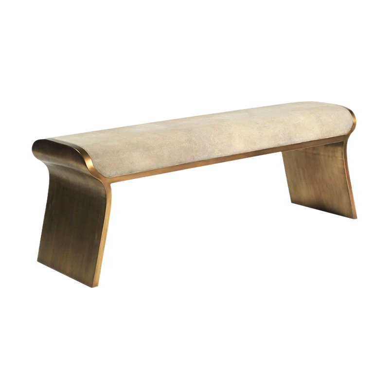 Light and luxurious idea Home swapped stool Soft bag Multi-function minimalist sofa Long stool Bedroom Bedstool Modernity