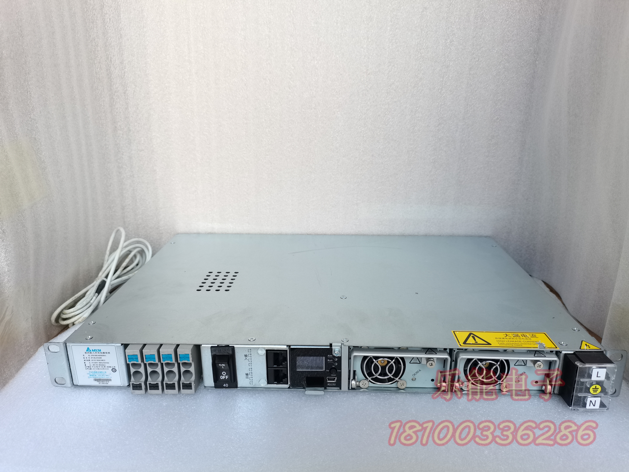 Second-hand Delta Zhongda Dentsu DPS1800-48 30 (60A) power supply 1U system embedded power supply