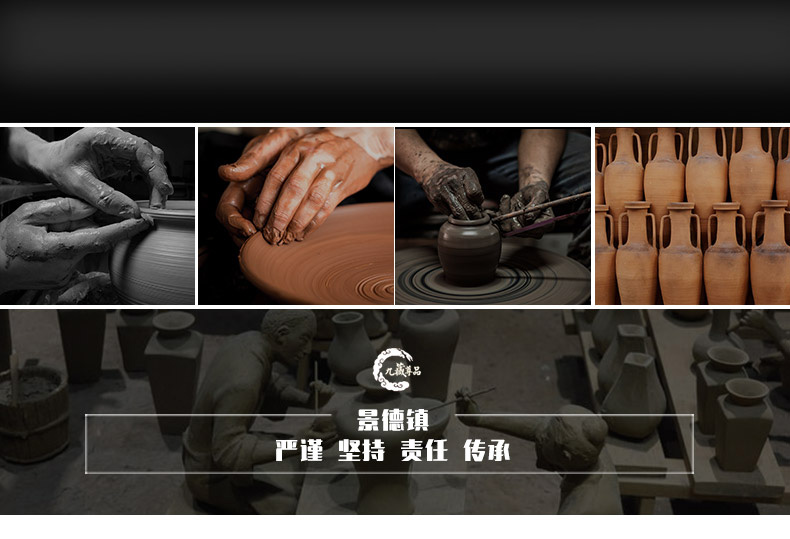 Jingdezhen ceramics handicraft Bridges the somebody else can furnishing articles storage tank ornaments ornament