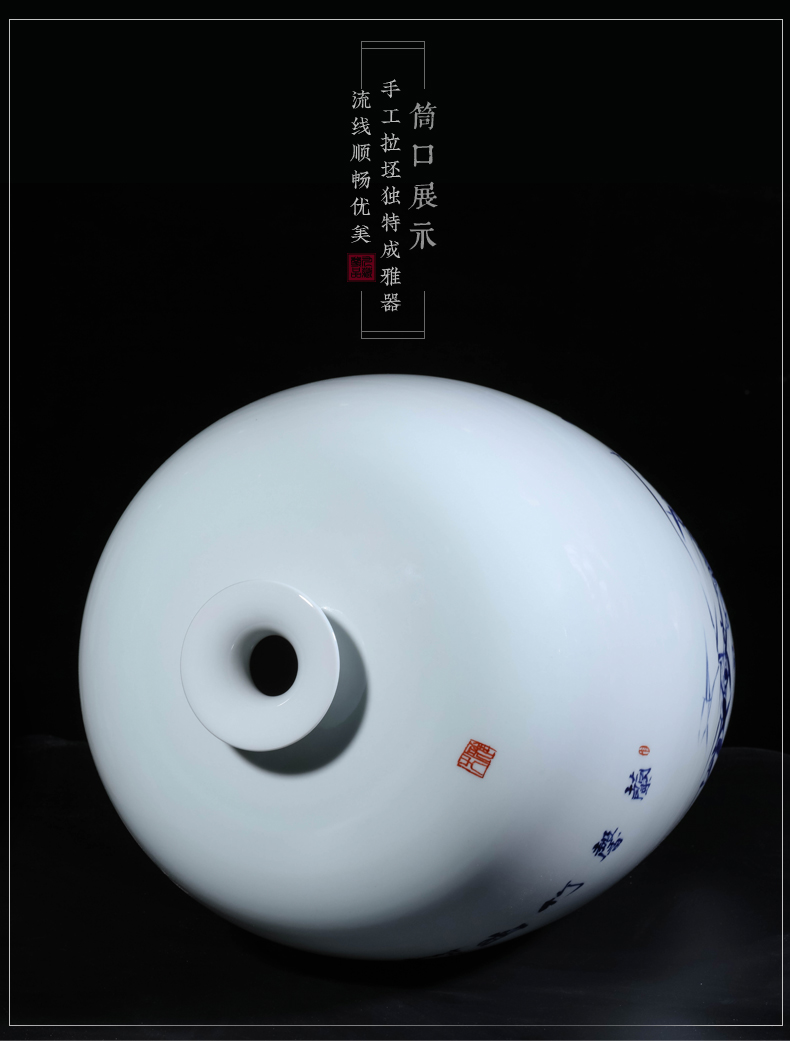 Dong - Ming li painting youligong vase jingdezhen ceramics new Chinese painting the sitting room porch decorate furnishing articles