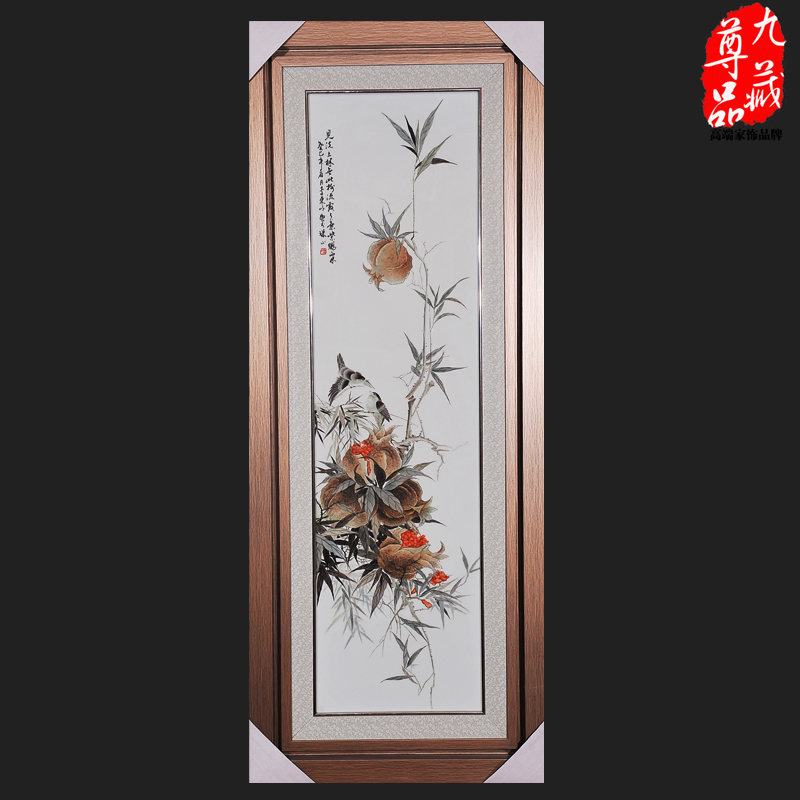 Jingdezhen ceramics dong - Ming li hand - made charactizing a porcelain plate painting the sitting room adornment household crafts