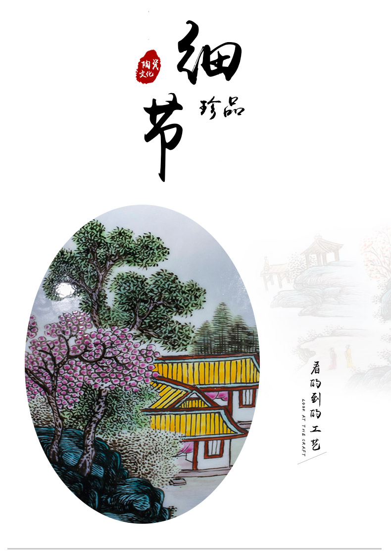 Jingdezhen ceramics handicraft Bridges the somebody else can furnishing articles storage tank ornaments ornament