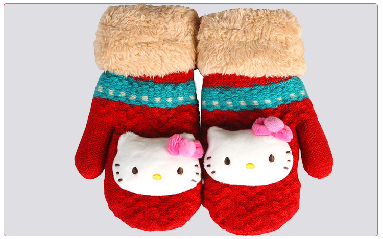 Gants pour fille HELLO KITTY en acrylique - Ref 2150508 Image 28