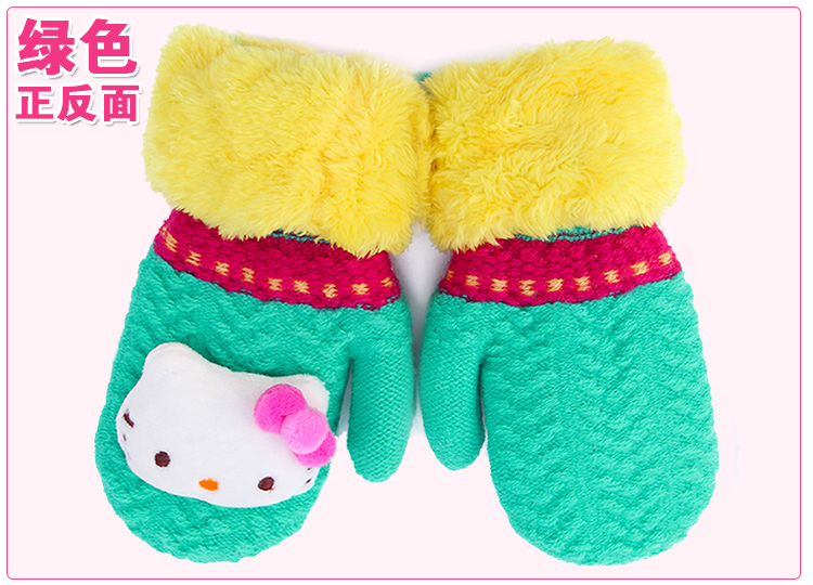 Gants pour fille HELLO KITTY en acrylique - Ref 2150508 Image 22