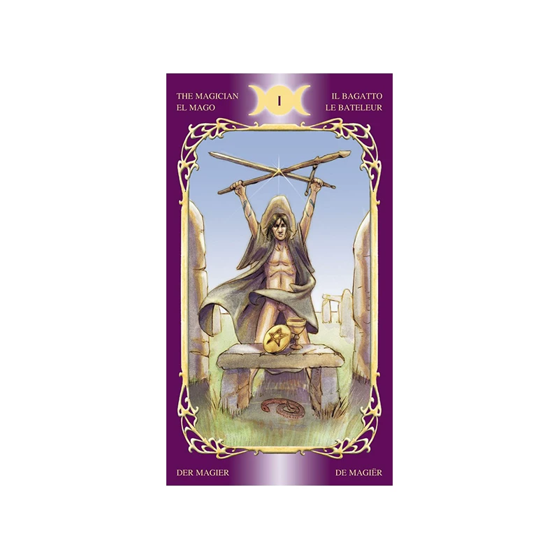 Импортированная подлинная настольная игра Tarot Sensual Wicca от Strange Worship — итальянская карточная игра