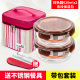 hộp cơm giữ nhiệt tiger Crisper kính chịu nhiệt hộp ăn trưa lò vi sóng có nắp hình chữ nhật tròn hộp ăn trưa - Hộp cơm điện sưởi ấm 	hộp cơm điện cầm tay
