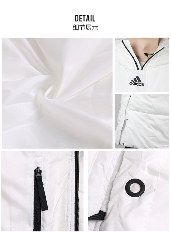 Áo khoác cotton Adidas cotton áo khoác nam áo khoác cotton trang web chính thức Chun Adi cửa hàng giảm giá Adidas chính hãng. - Quần áo độn bông thể thao