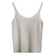 Knitted camisole women's suit inside 2024 new design niche outer wear white bottoming top summer