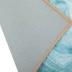 [青山 美 宿] Sợi màu xanh Galaxy Bắc Âu kết cấu thiết kế chăn đầu giường vào cửa chăn lót sàn simili Thảm