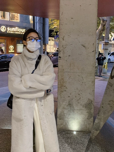 Зимняя бархатная длинная куртка, в корейском стиле, средней длины