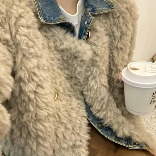 Зимняя куртка, цветной пуховик, в стиле Шанель, 2023, подходит для подростков, свободный крой, оверсайз, увеличенная толщина