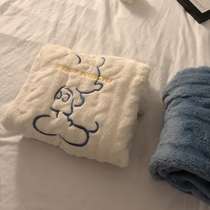 An entire winter of hearty ~ meta-gas full of coral velvet pyjamas womens autumn winter thickened 2021 new