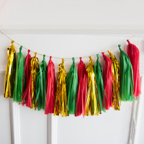 Wedding room decoration paper tassel festival decoration engagement flower birthday party layout background New year Christmas