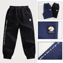 Boys trousers spring and autumn sports thin section in the big boy handsome pants little boy ten years old loose 8 outer wear childrens pants 7