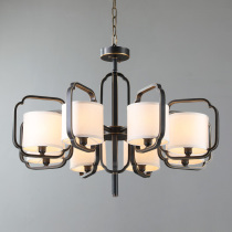 New Chinese style copper lamp Atmospheric living room All-copper chandelier Dining room Retro atmospheric bedroom lamp Classical Chinese style lamps