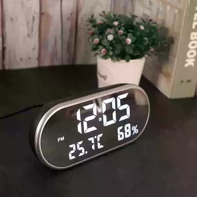 LED chord music electronic alarm clock multi-function creative student mute luminous bedside living room smart watch