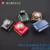 Кожаная зажигалка ручной работы, чехол, ретро сумка для техники, делается под заказ, воловья кожа, из натуральной кожи, увеличенная толщина