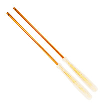 35cm alloy pole sponge handle double-ended diabolo shaker straight hole tendon handle non-slip solid diabolo pole