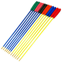 60cm sponge handle FRP rod Dragon dance streamer rod Oblique hole copper head Diabolo rod Ribbon rod