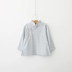Trang phục bong bóng ~ 2017 mùa hè cho bé gái trang phục mới sườn xám cổ điển khóa Hanfu cotton bé sơ mi búp bê quần áo trẻ em 10 tuổi Áo sơ mi