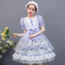 Loretta Lolita Skirt Children Princess Dress Girl Supersencia Summer 2021 New Girl Dress Dress Summer Dress