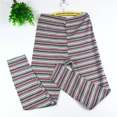 Ladies ' sanitary pants Women's one-piece cotton thin slim inner pants plus fat plus size striped sanitary pants inner pants warm pants