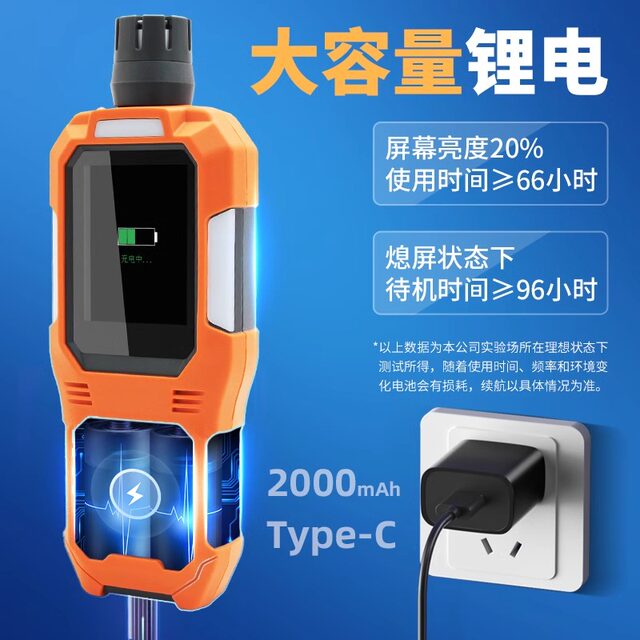 Portable Combustible Gas Detector, Handheld Gas Alarm, Methane Natural Gas Leak Alarm Device