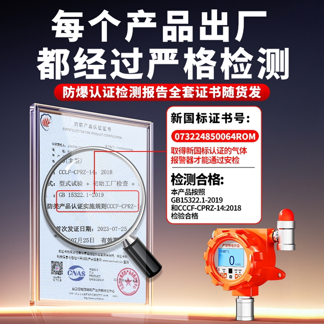 Industrial Combustible Gas Alarm Independent Oxygen Ammonia Hydrogen Sulfide Carbon Monoxide Hydrogen Concentration Detector