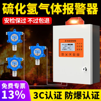 Hydrogen Sulfide Gas Detector H2S Content Concentration Detection Detector Industrial Toxic and Harmful Alarm Device