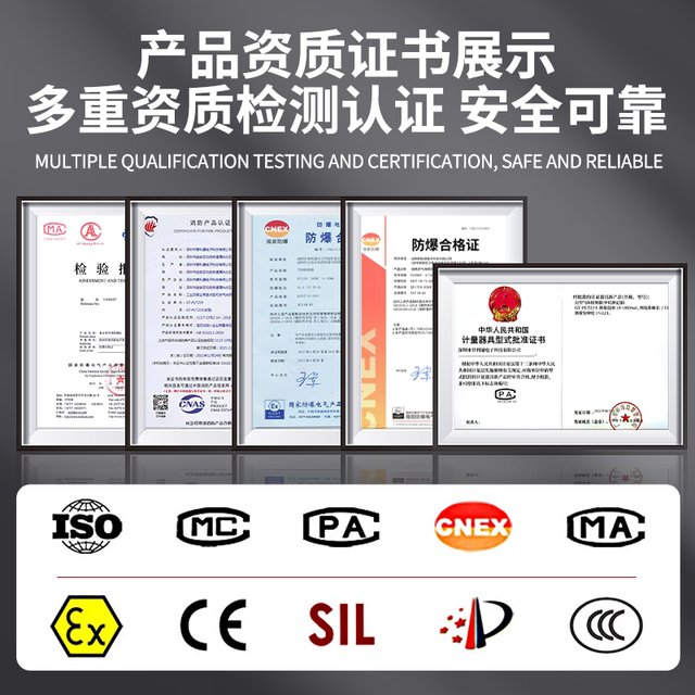 Portable Handheld Explosion-Proof Gas Concentration Detector, Methane Natural Gas Leak Detector