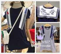 Optometry Spot ~ 2019 Summer EK girl Dress Navy Wind Short Sleeve Dress EKOM92521A EKOM92521A OM92521A